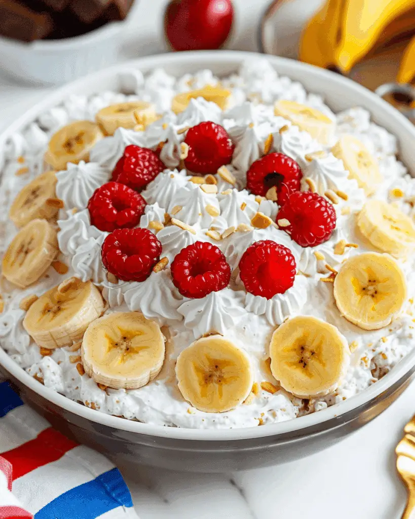 Banana Split Fluff Salad