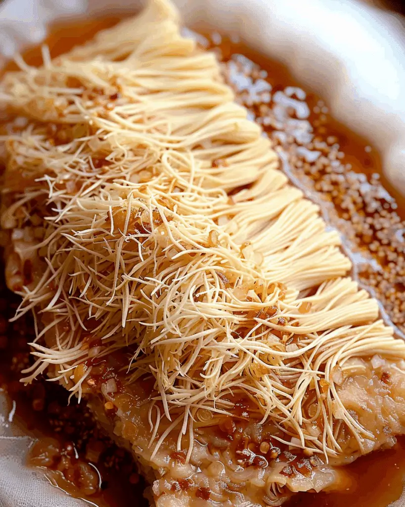 Spicy Enoki Mushrooms