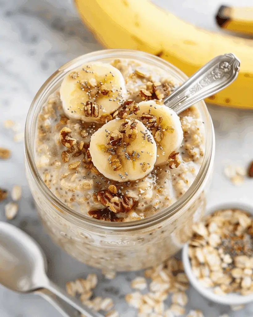Banana Bread Overnight Oats