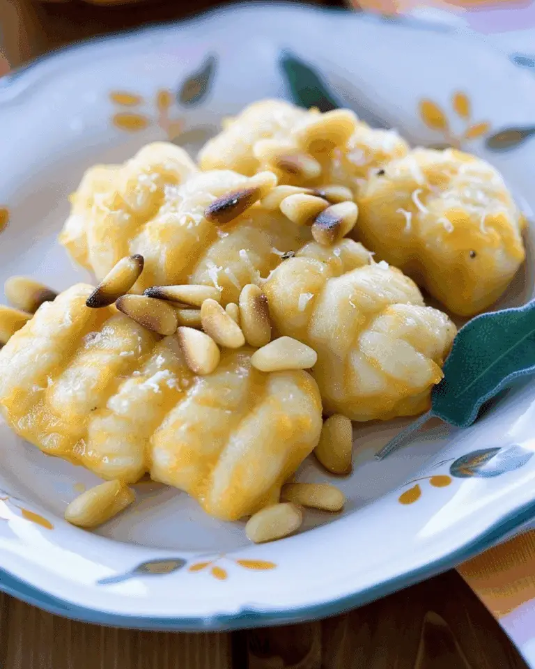 Gnocchi with Roasted Pine Nuts Recipe