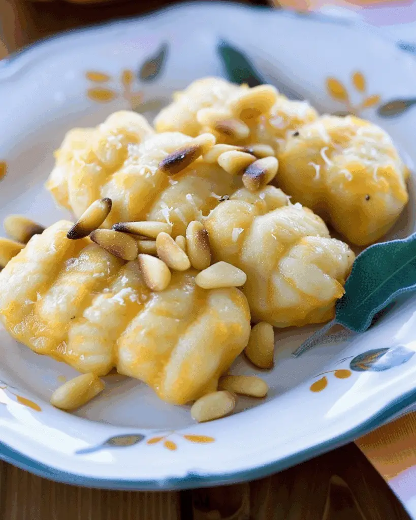 Gnocchi with Roasted Pine Nuts Recipe