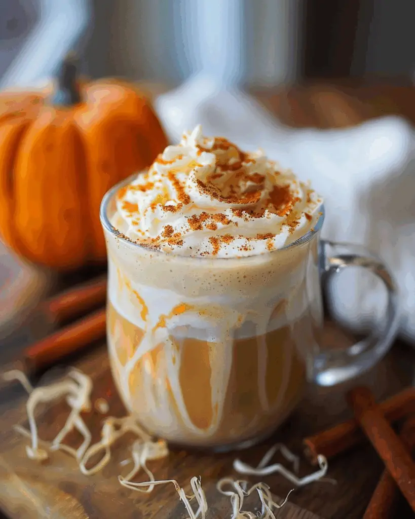 Pumpkin Spice Latte with Homemade Pumpkin Syrup