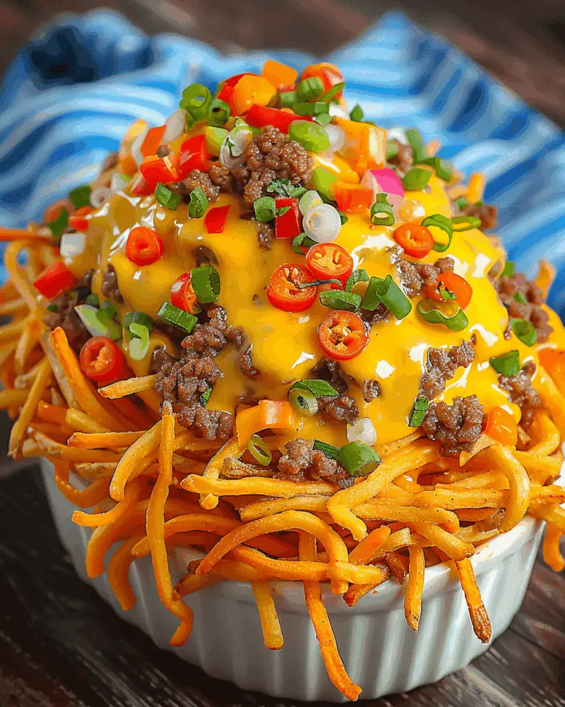 Cheeseburger French Fry Casserole