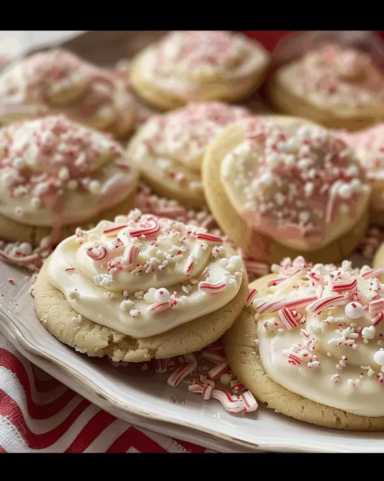 Peppermint Cheesecake Cookies