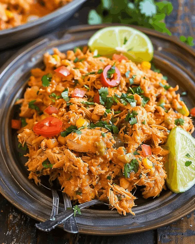 Cooker Mexican Shredded Chicken