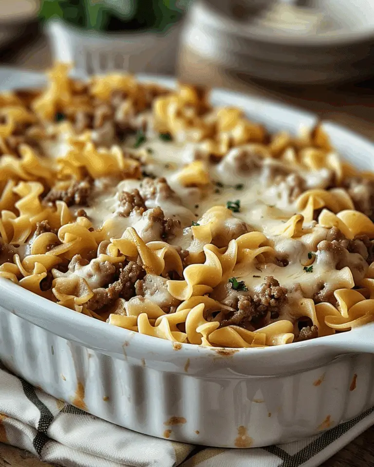 Sour Cream Beef Noodle Casserole