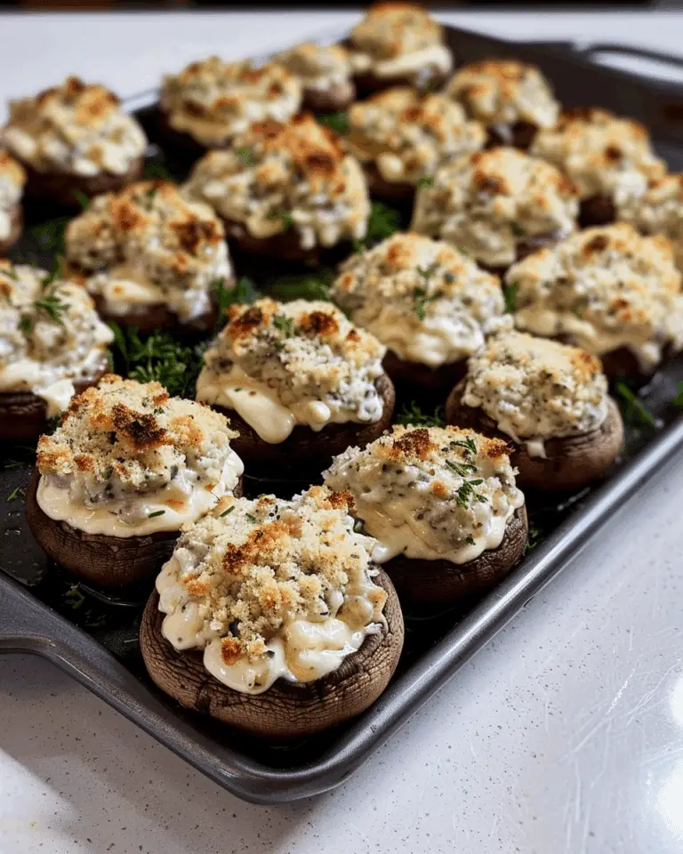 Boursin Stuffed Mushrooms