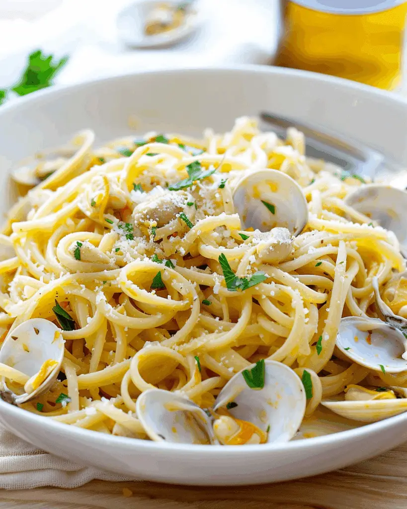 Linguine in White Clam Sauce