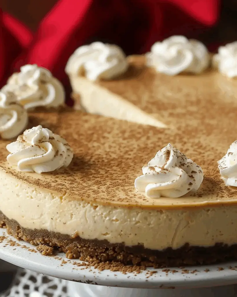 Eggnog Cheesecake