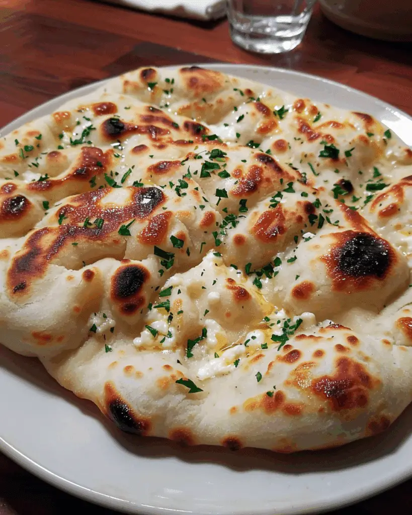 Garlic Butter Cottage Cheese Flatbread
