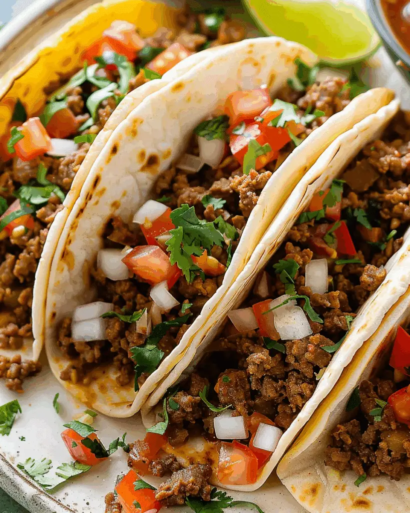 Mexican Ground Beef Tacos Recipe