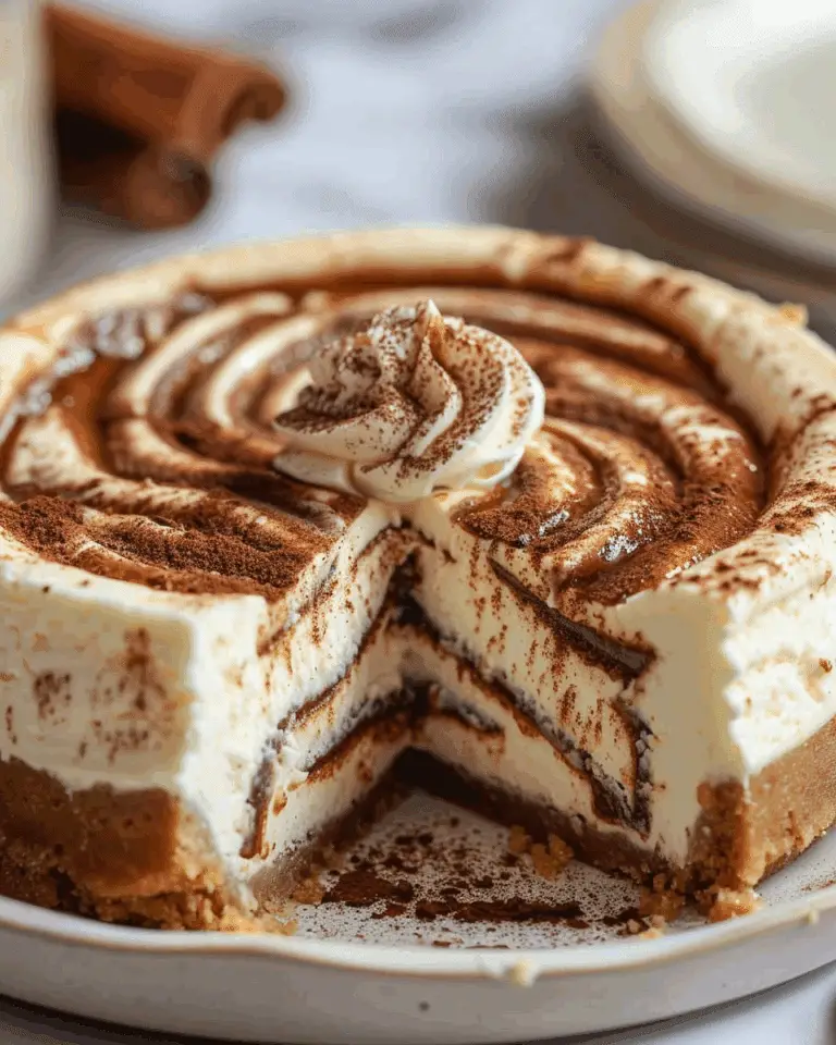 Cinnamon Roll Cheesecake – Creamy, Swirled & Irresistibly Cozy
