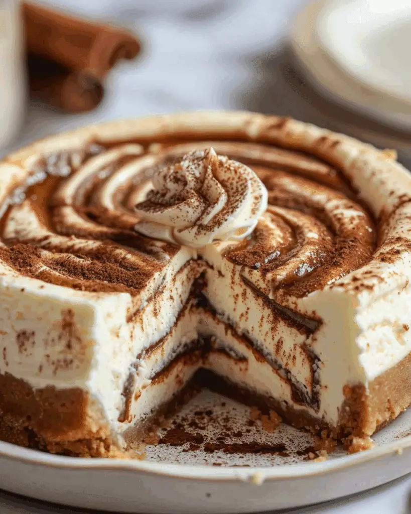 Cinnamon Roll Cheesecake – Creamy, Swirled & Irresistibly Cozy