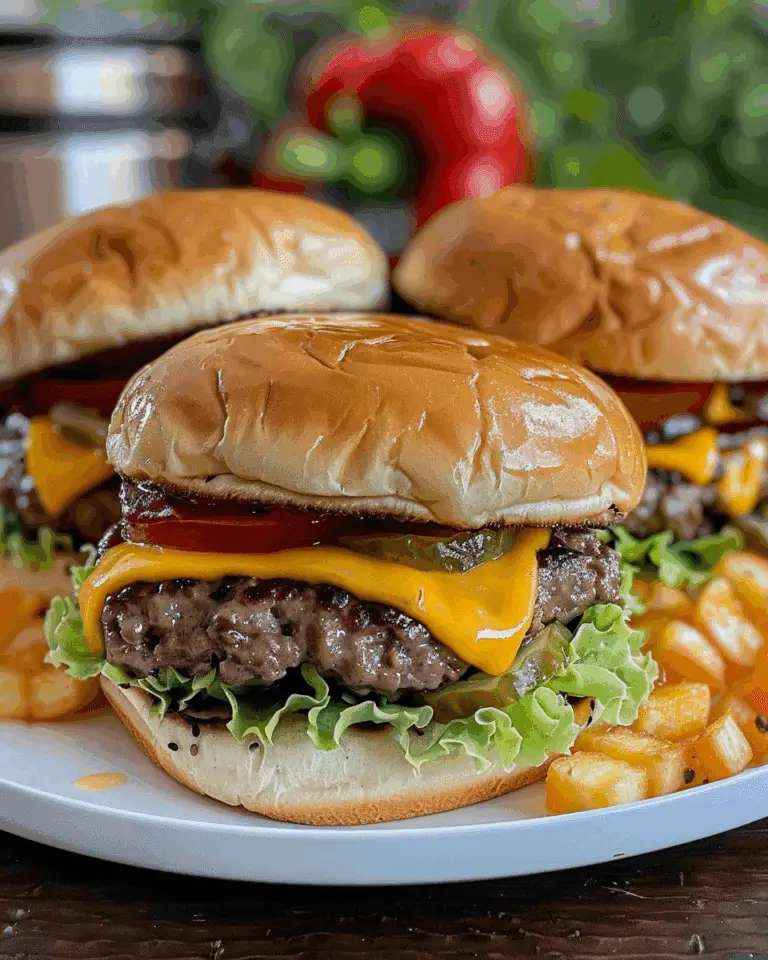 Crockpot Cheeseburgers Recipe