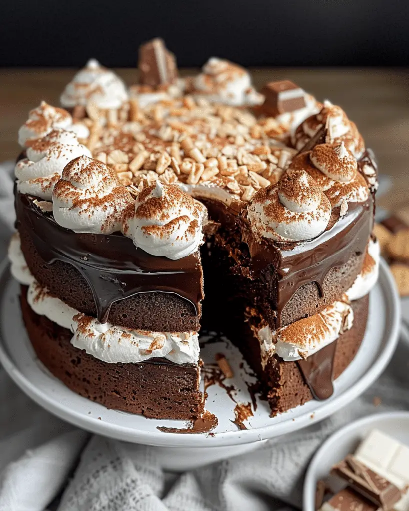 S’mores Chocolate Cake