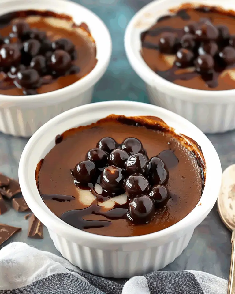 Chocolate-Balsamic Pots de Crème