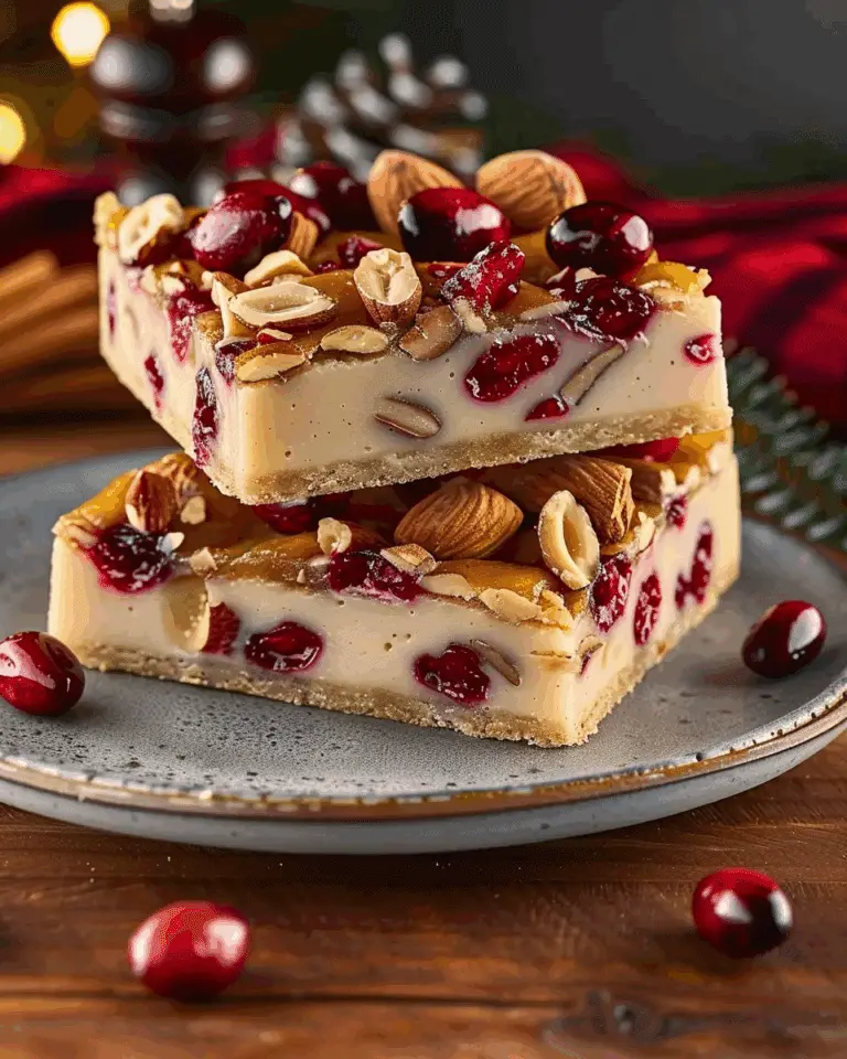 Cranberry Maple Nut Squares