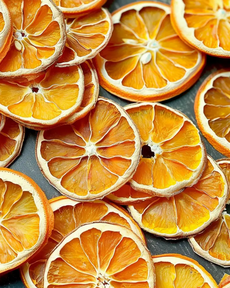 How to Make Dried Orange Slices