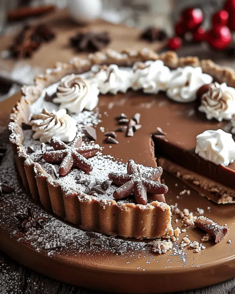 Holiday Hot Chocolate Tart