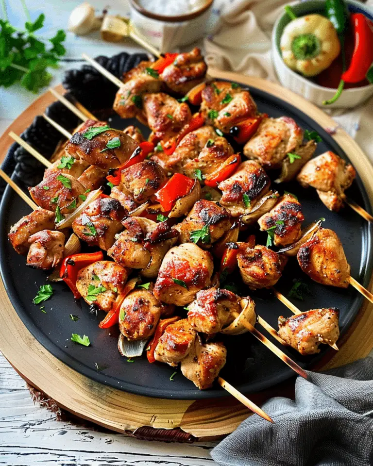 Chicken Skewers in the Oven