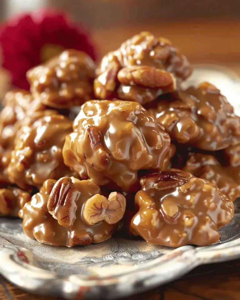 Easy Pecan Pralines Candy