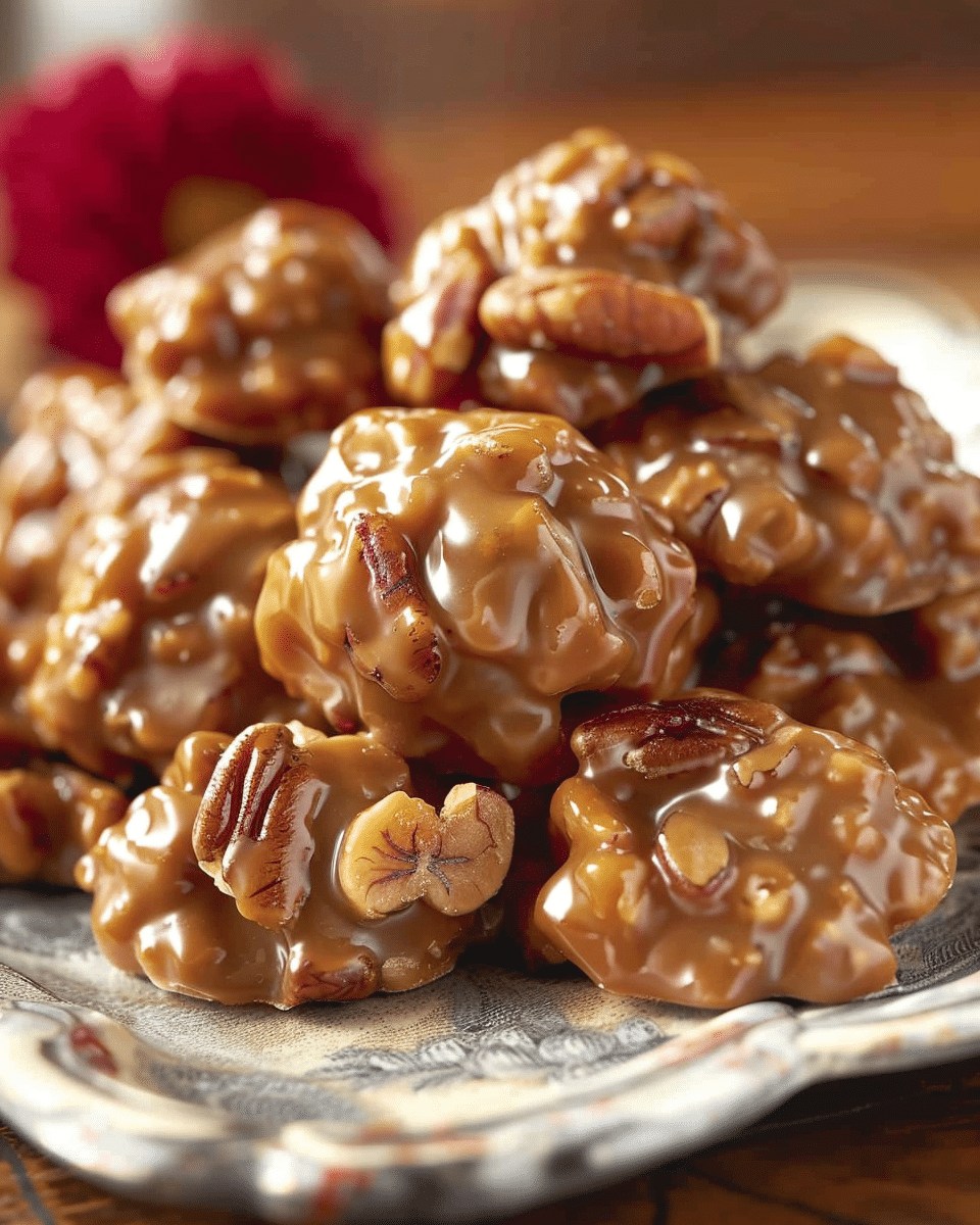 Easy Pecan Pralines Candy