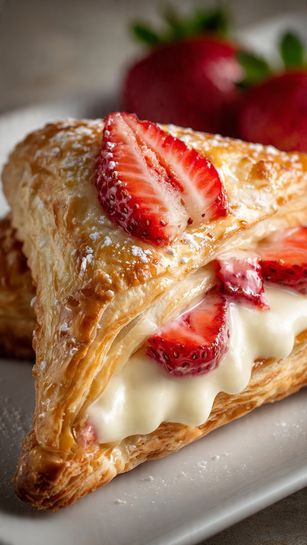 Strawberry Cheesecake Turnovers
