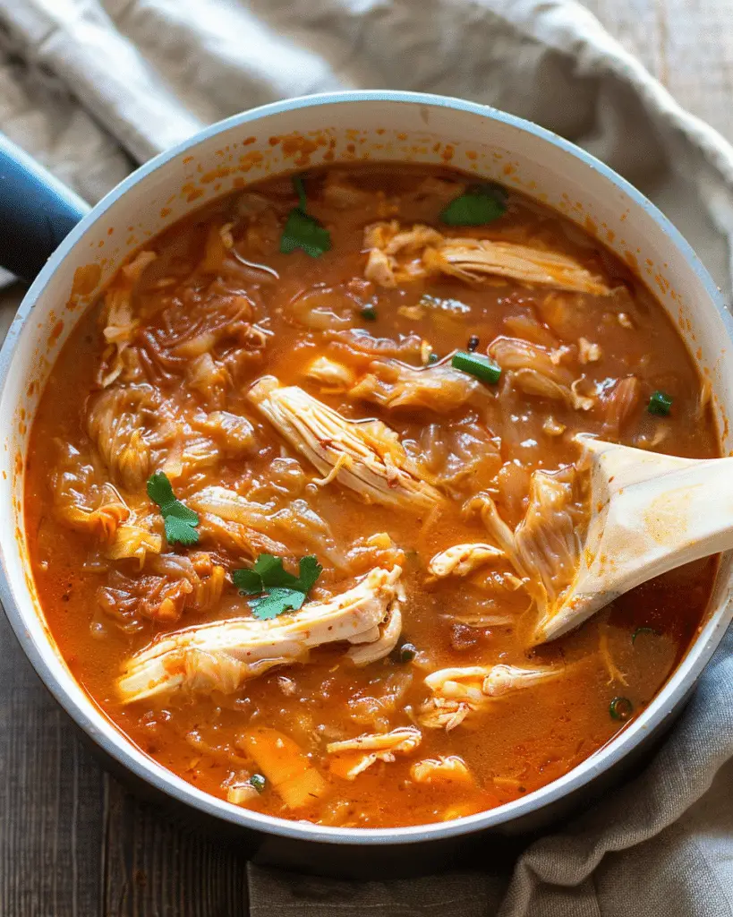 Chicken Kimchi Soup