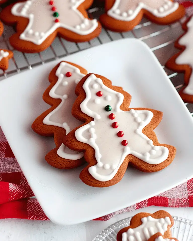 Gingerbread Cookies (Soft, Spiced & Perfect for the Holidays!)
