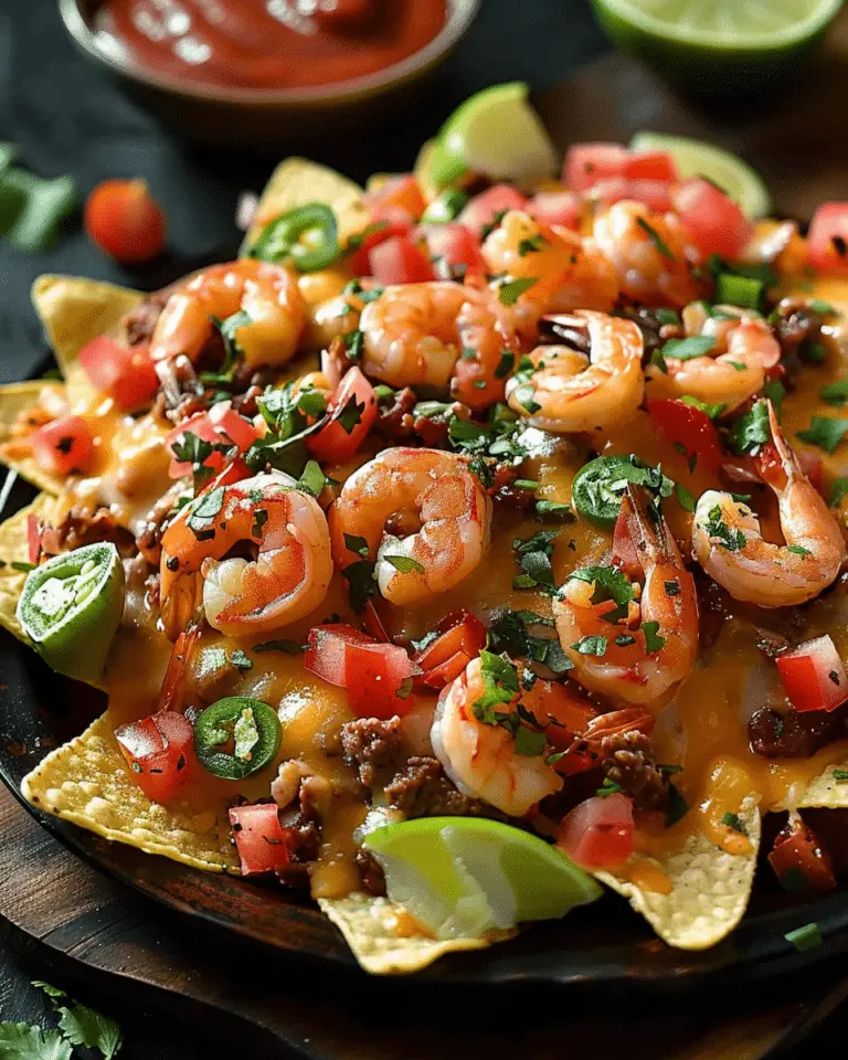 Southern Shrimp Beef Nachos