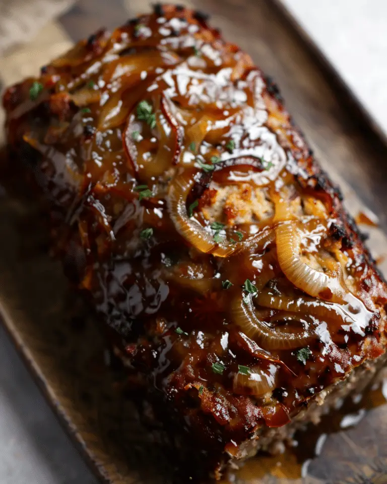 French Onion Meatloaf