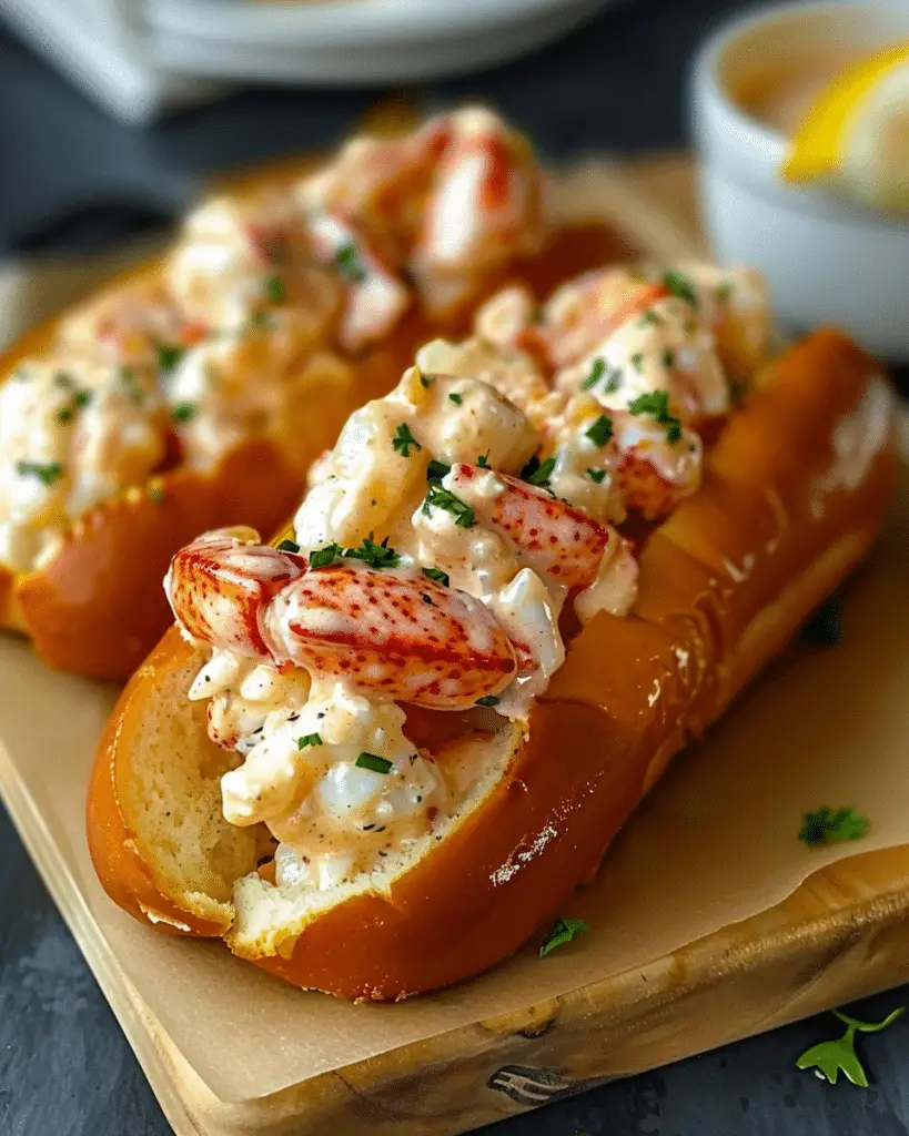 Creamy Cajun Lobster Rolls