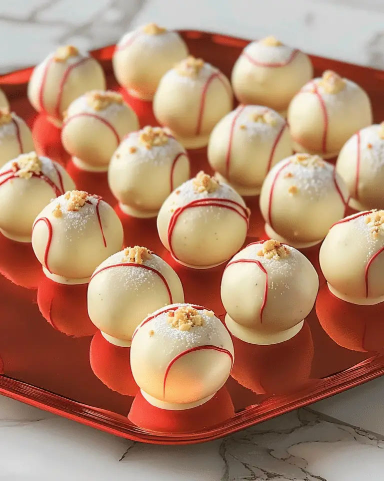 White Chocolate Raspberry Cheesecake Balls