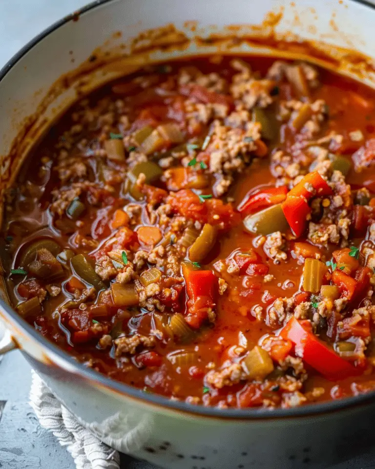 30-Minute Stuffed Pepper Soup