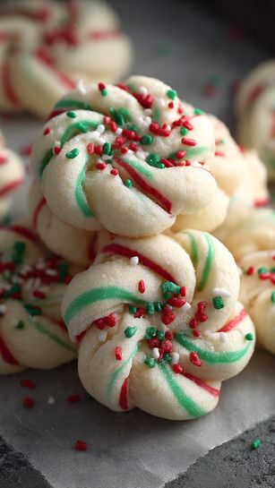 Twisted Christmas Cookies – Soft, Festive & Perfect for the Holidays!