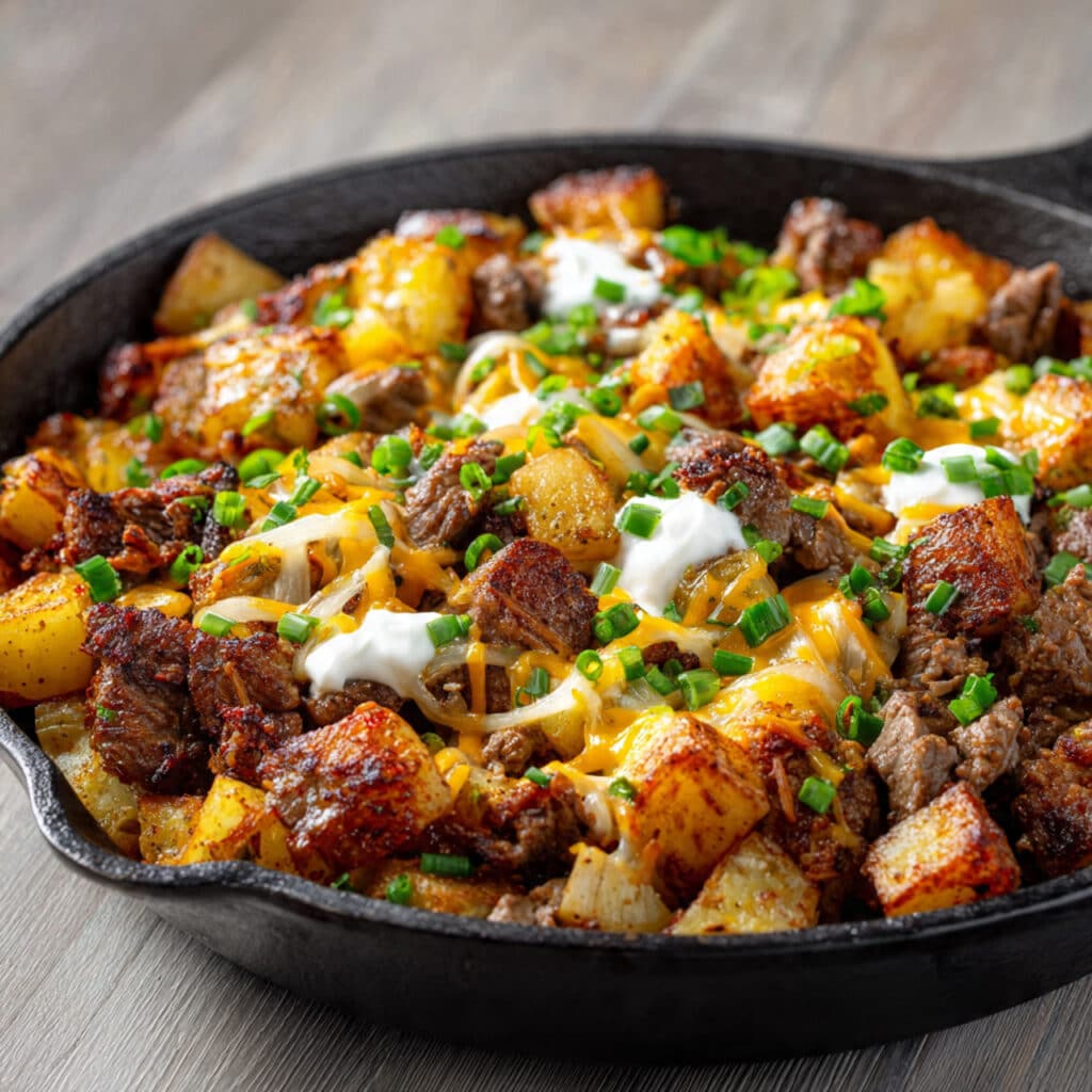 Beef and Potatoes Skillet