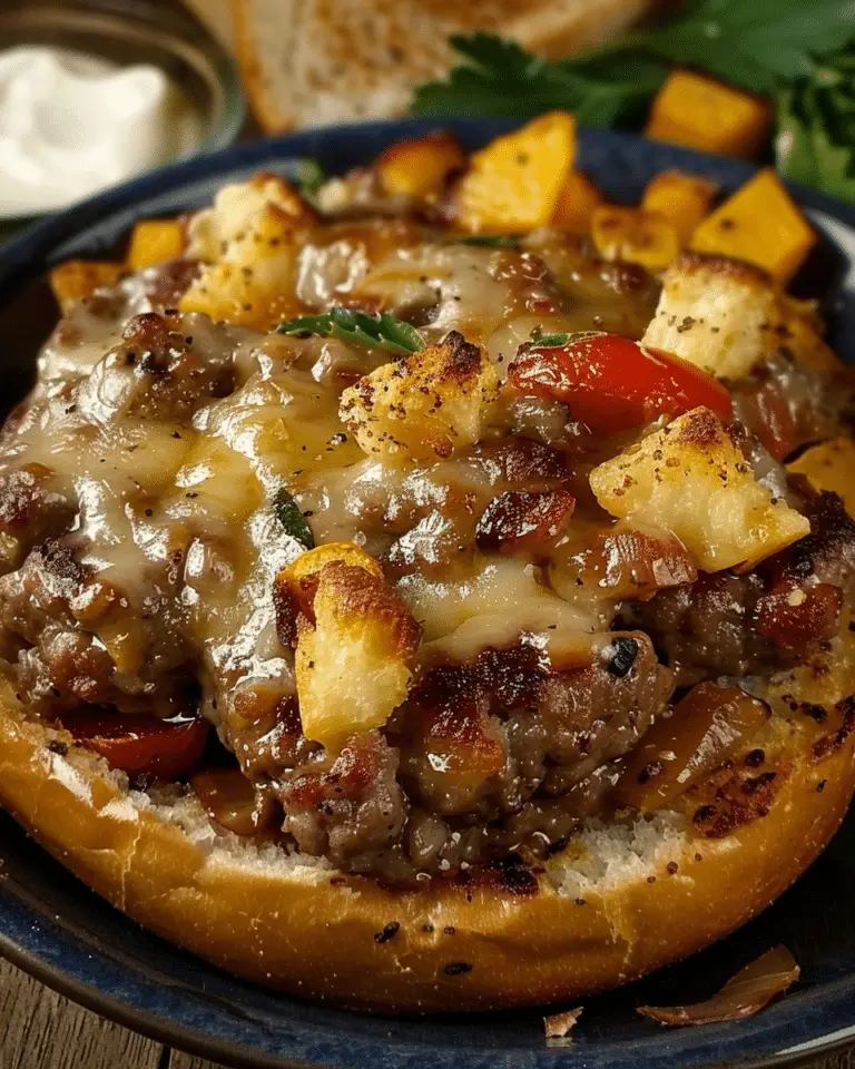 Amish Hamburger with Fall Veggies Bake