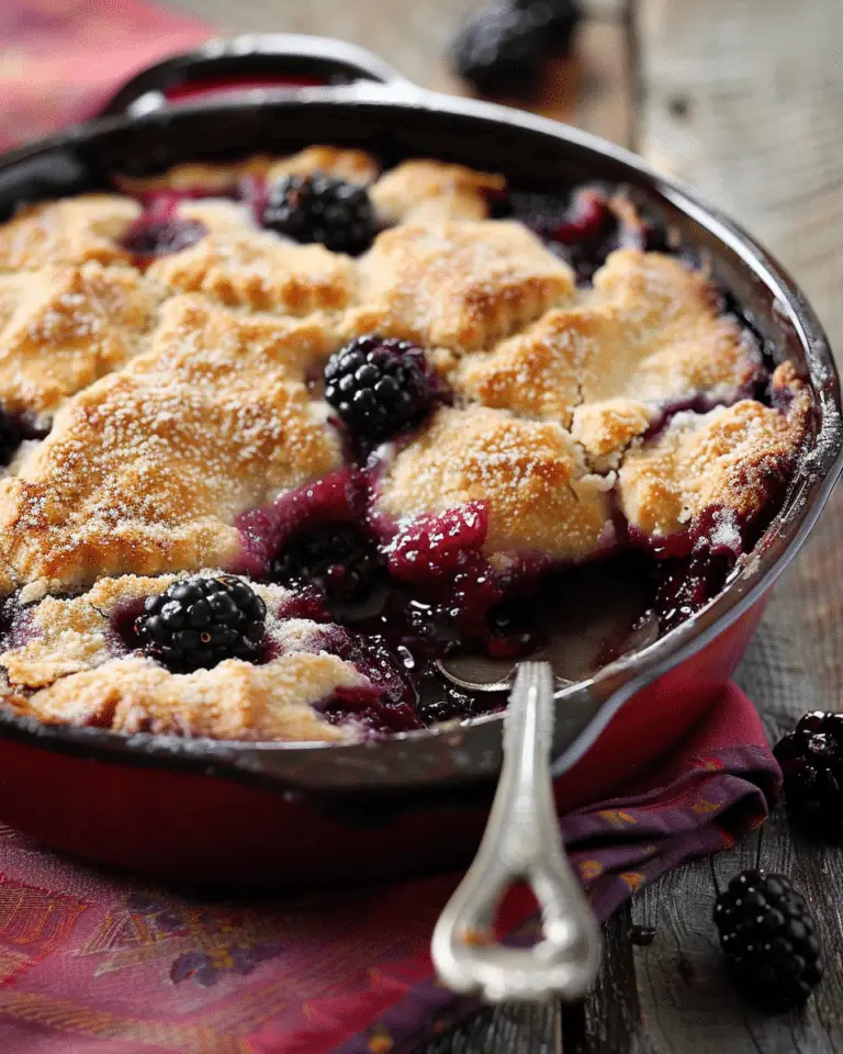 Blackberry Cobbler That Disappears