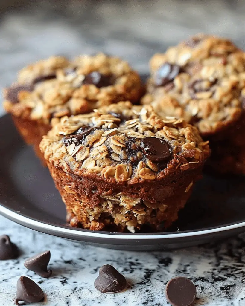 Fearless 3-Day Oatmeal Chocolate Chip Breakfast Muffins