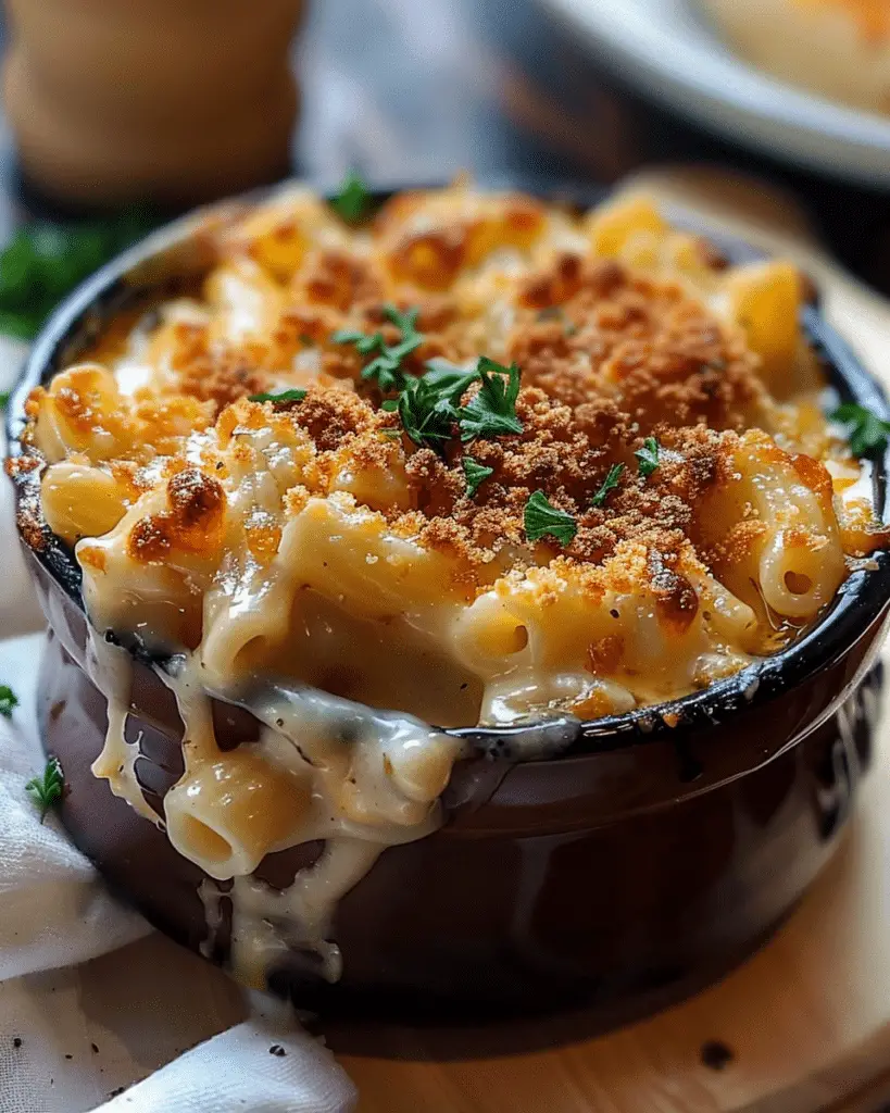 French Onion Soup Mac & Cheese