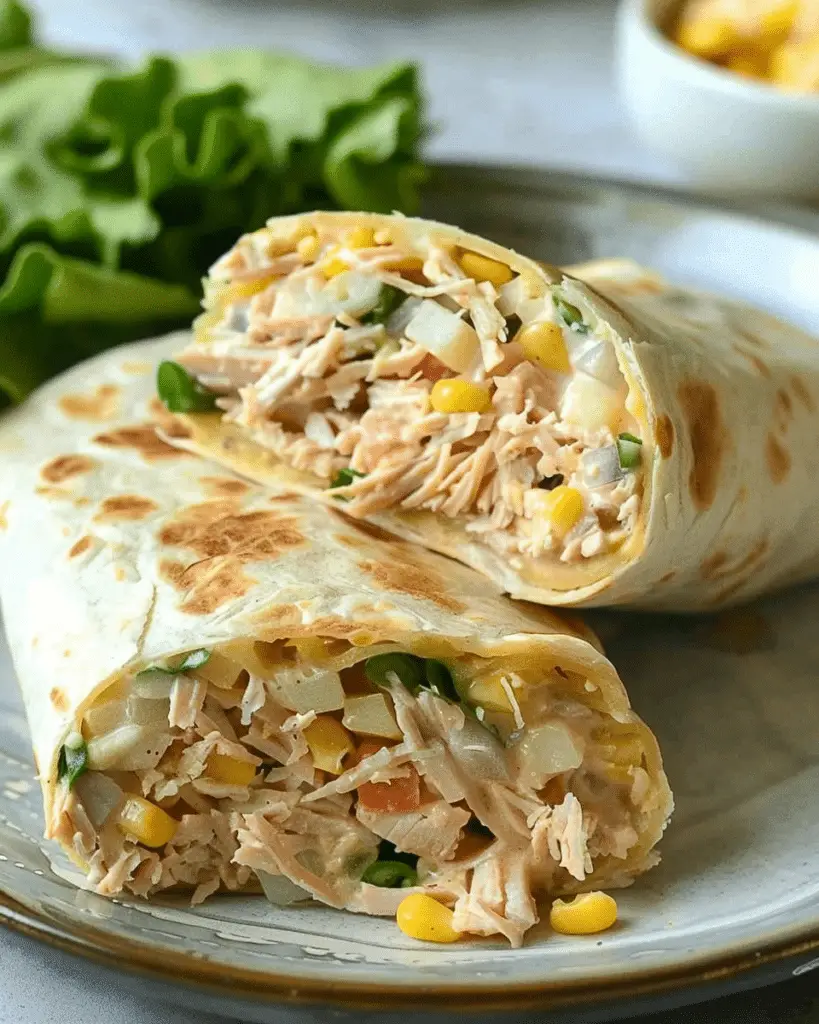 Healthy Tuna Melt Wrap Recipe