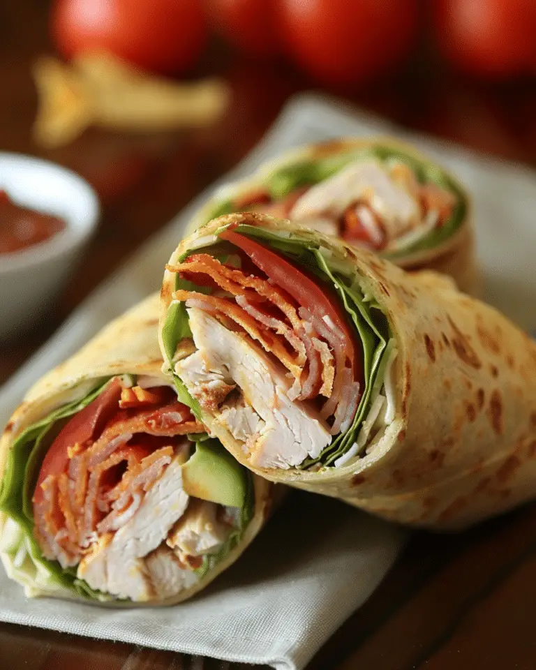 California Turkey Club Wraps