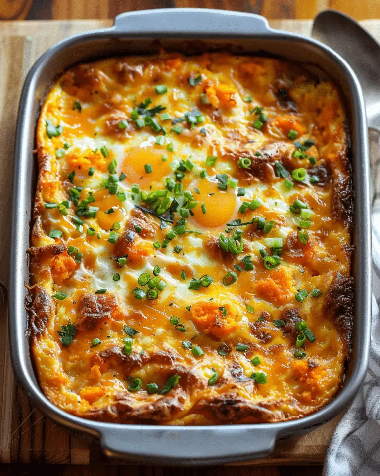 Easy Sweet Potato Egg Casserole