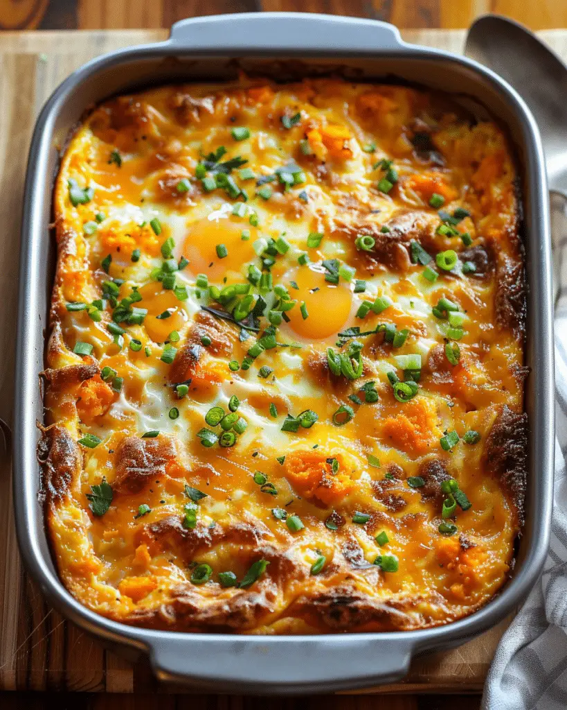 Easy Sweet Potato Egg Casserole