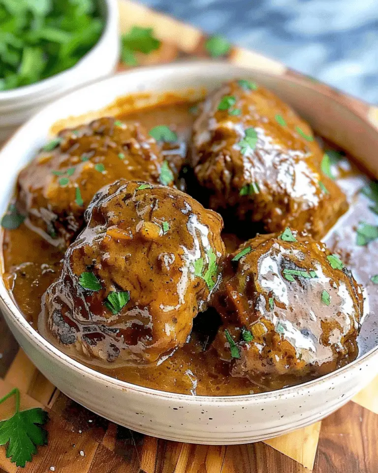 Slow Cooker Salisbury Steak