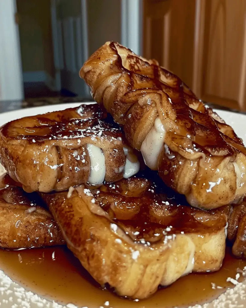 Churro Stuffed French Toast with Cinnamon Sugar