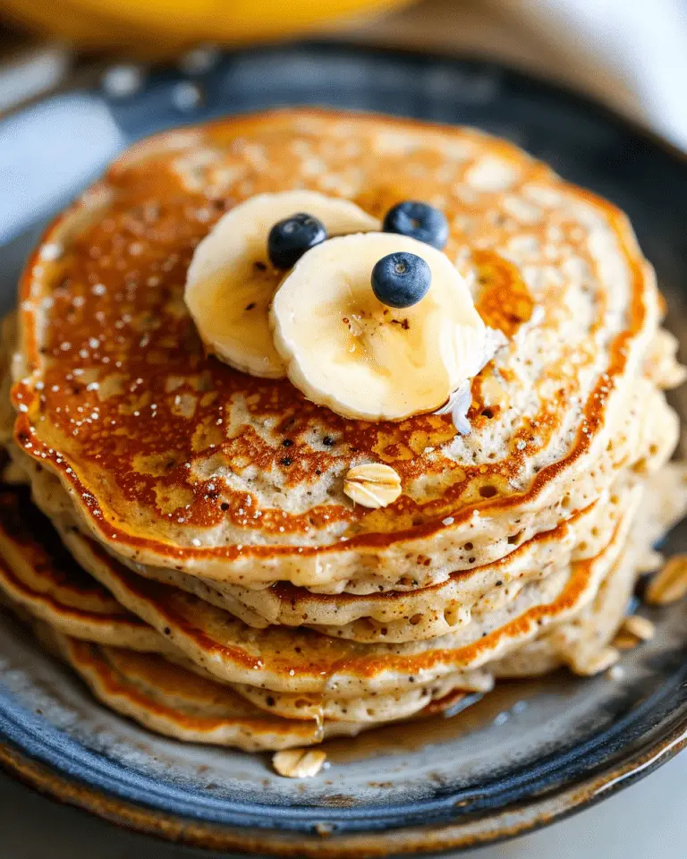 Oatmeal Pancakes (Without Banana)