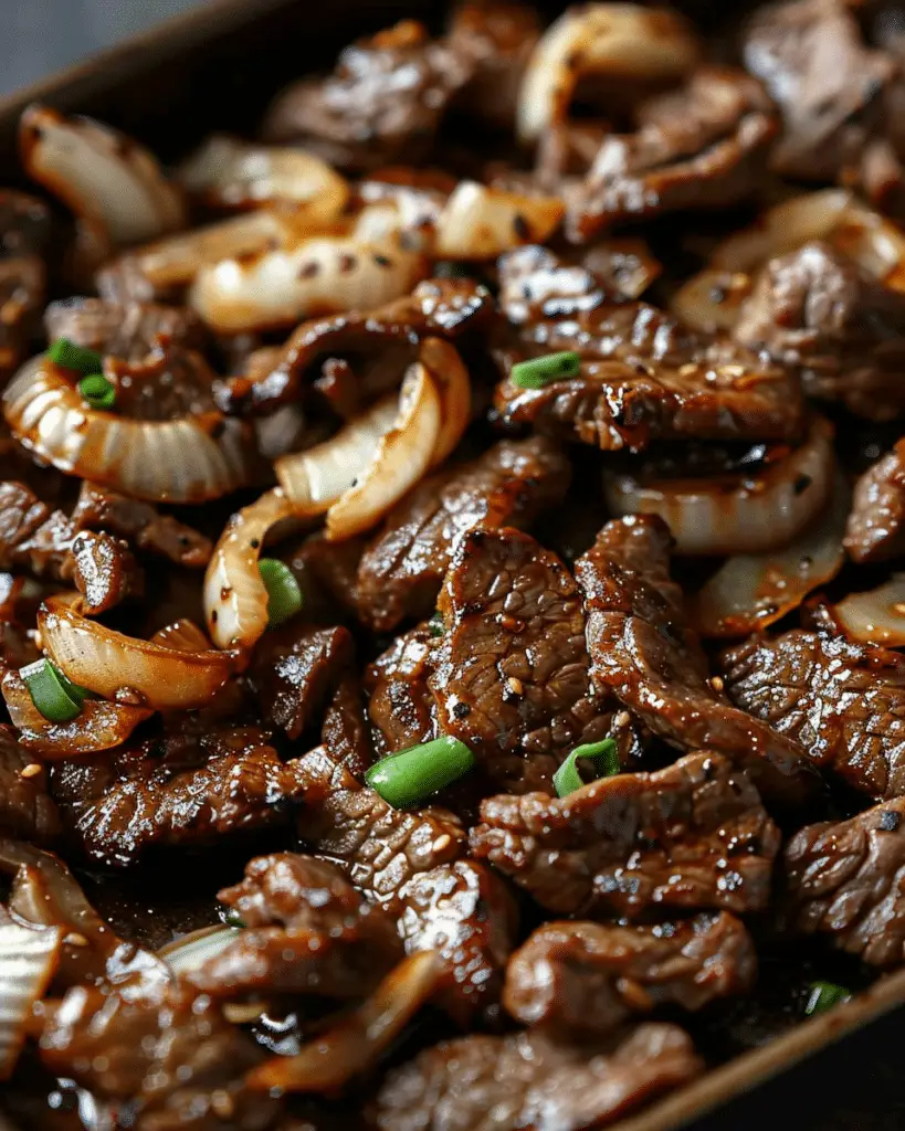 Easy Sheet Pan Beef Bulgogi