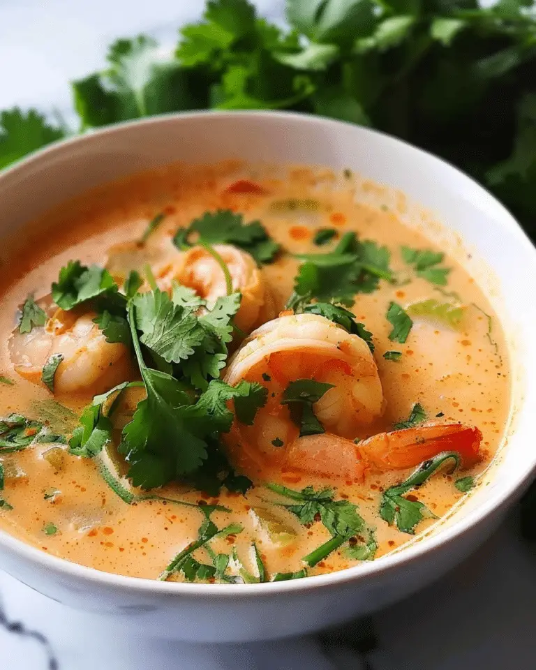 Easy Coconut Curry Shrimp Soup