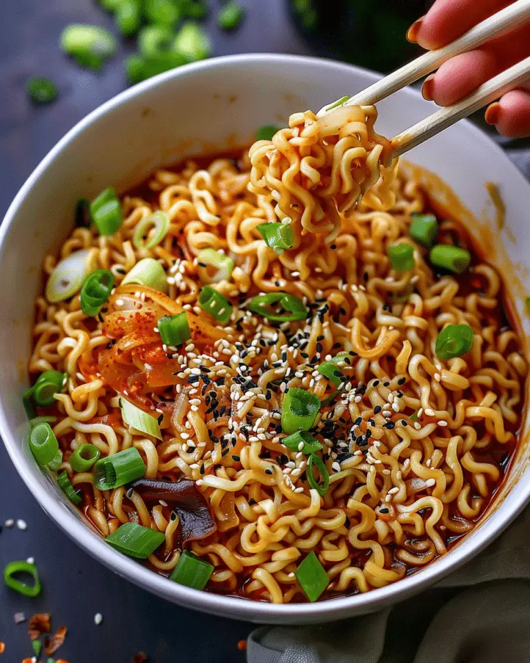 Easy Saucy Ramen Noodles